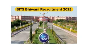 BITS Bhiwani Recruitment 2025 Apply Online Form
