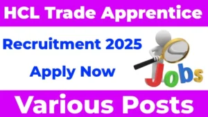 HCL Trade Apprentice Recruitment 2025 Apply Form