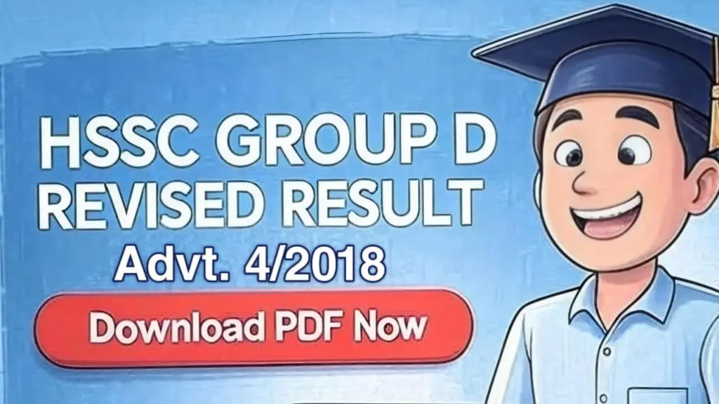 HSSC Group D ESP Revised Result 2025