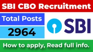 SBI CBO Recruitment 2025 Apply Form Here