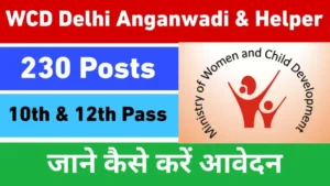 WCD Delhi Anganwadi Worker and Helper Recruitment 2025 Apply Form