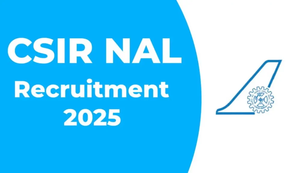 CSIR NAL Technician Recruitment 2025
