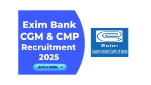 EXIM Bank Recruitment 2025