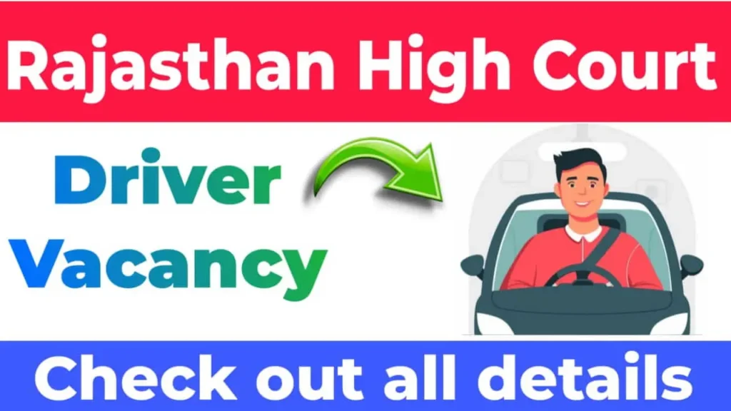 Rajasthan High Court Driver Recruitment 2025